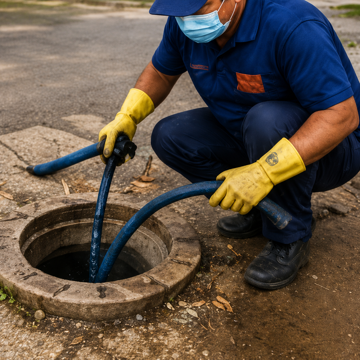 Desentupimento de vias e ralos com atendimento rápido